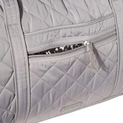 Vera Bradley Women's Performance Twill Medium Travel Duffle Bag, Tranquil Gray, One Size 10 Vera Bradley Women's Performance Twill Medium Travel Duffle Bag, Tranquil Gray, One Size -Vera Bradley 51MvytCUlmL