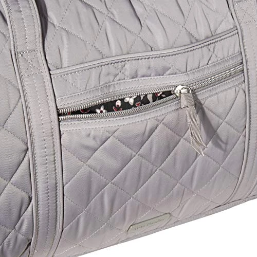 Vera Bradley Women's Performance Twill Medium Travel Duffle Bag, Tranquil Gray, One Size 5 Vera Bradley Women's Performance Twill Medium Travel Duffle Bag, Tranquil Gray, One Size - Image 5
