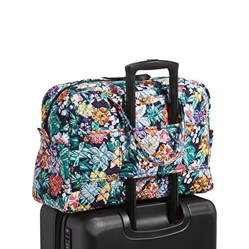 Vera Bradley Cotton Weekender Travel Bag, Happy Blooms 2 Vera Bradley Cotton Weekender Travel Bag, Happy Blooms - Image 2