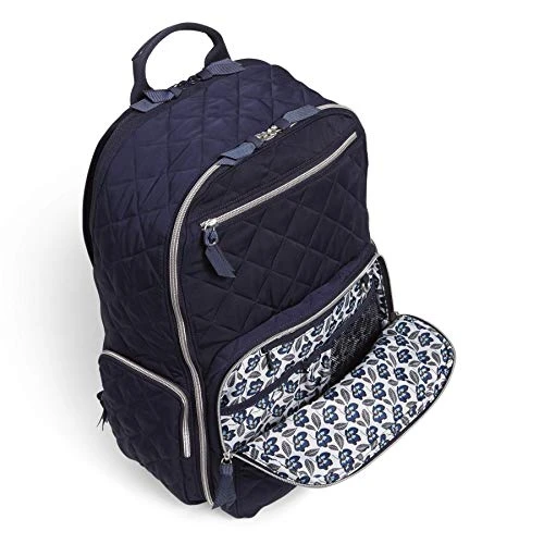 Vera Bradley Performance Twill Commuter Backpack, Classic Navy 4 Vera Bradley Performance Twill Commuter Backpack, Classic Navy - Image 4