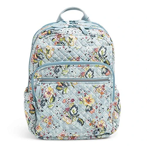 Vera Bradley Cotton XL Campus Backpack, Floating Garden 1 Vera Bradley Cotton XL Campus Backpack, Floating Garden