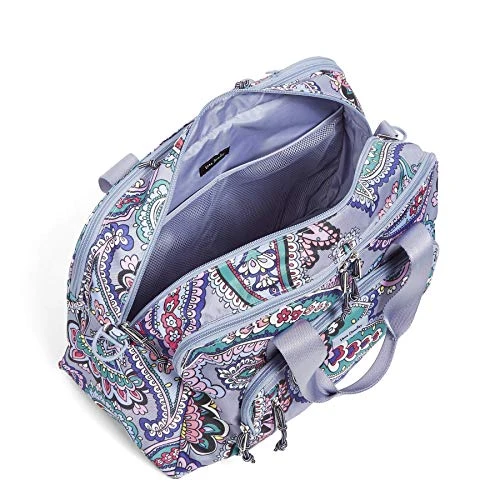 Vera Bradley Women's Lighten Up Compact Weekender Travel Bag, Kona Paisley 5 Vera Bradley Women's Lighten Up Compact Weekender Travel Bag, Kona Paisley - Image 5