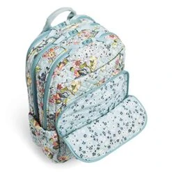 Vera Bradley Cotton XL Campus Backpack, Floating Garden 10 Vera Bradley Cotton XL Campus Backpack, Floating Garden -Vera Bradley 51SzFiDpxLL
