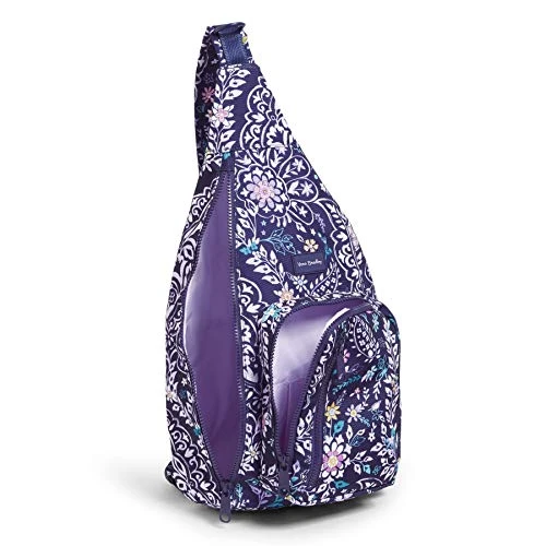 Vera Bradley Recycled Lighten Up Reactive Sling Backpack, Belle Paisley 4 Vera Bradley Recycled Lighten Up Reactive Sling Backpack, Belle Paisley - Image 4