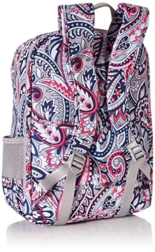 Vera Bradley Women's Recycled Lighten Up Reactive Grand Backpack, Gramercy Paisley, One Size 6 Vera Bradley Women's Recycled Lighten Up Reactive Grand Backpack, Gramercy Paisley, One Size - Image 6
