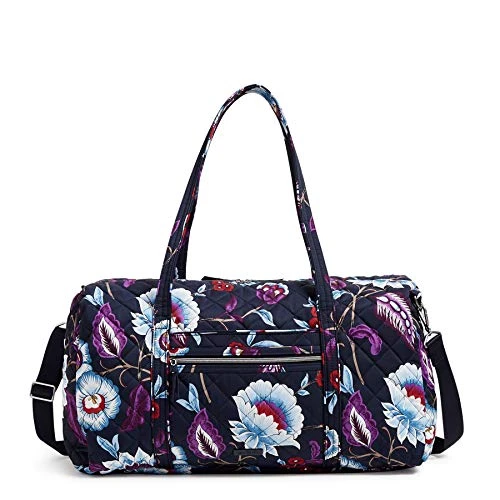 Vera Bradley Performance Twill Lay Flat Travel Duffle Bag, Mayfair In Bloom 1 Vera Bradley Performance Twill Lay Flat Travel Duffle Bag, Mayfair In Bloom