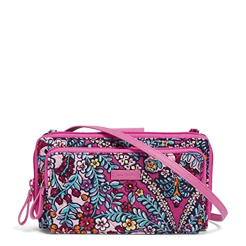 Vera Bradley Iconic Deluxe All Together Crossbody, Signature Cotton, Kaleidoscope 1 Vera Bradley Iconic Deluxe All Together Crossbody, Signature Cotton, Kaleidoscope