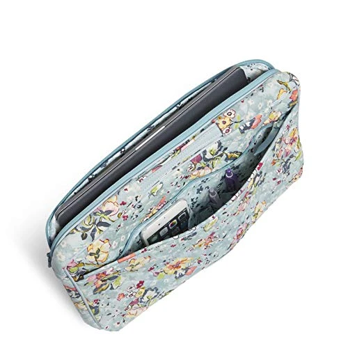 Vera Bradley Women's Signature Cotton Laptop Organizer Tech Accessory, Floating Garden, One Size 2 Vera Bradley Women's Signature Cotton Laptop Organizer Tech Accessory, Floating Garden, One Size - Image 2