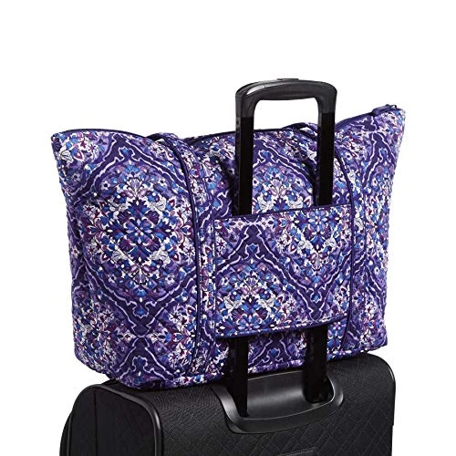 Vera Bradley Women's Signature Cotton Miller Tote Travel Bag, Regal Rosette 4 Vera Bradley Women's Signature Cotton Miller Tote Travel Bag, Regal Rosette - Image 4