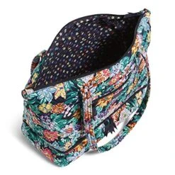 Vera Bradley Signature Cotton Deluxe Tote Travel Bag, Happy Blooms -Vera Bradley 51brLMkxRaL