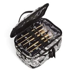Vera Bradley Cotton Brush Up Cosmetic Makeup Organizer Case, Bedford Blooms 5 Vera Bradley Cotton Brush Up Cosmetic Makeup Organizer Case, Bedford Blooms -Vera Bradley 51cTAXdC5lL