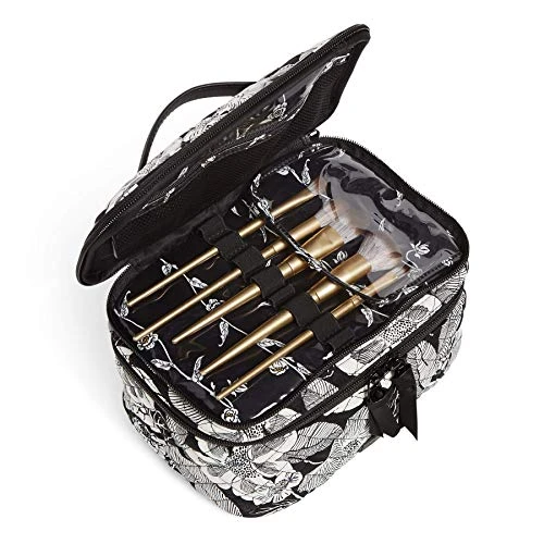 Vera Bradley Cotton Brush Up Cosmetic Makeup Organizer Case, Bedford Blooms 3 Vera Bradley Cotton Brush Up Cosmetic Makeup Organizer Case, Bedford Blooms - Image 3
