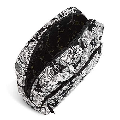 Vera Bradley Women's Cotton Large Cosmetic Makeup Organizer Bag, Bedford Blooms, One Size 2 Vera Bradley Women's Cotton Large Cosmetic Makeup Organizer Bag, Bedford Blooms, One Size - Image 2