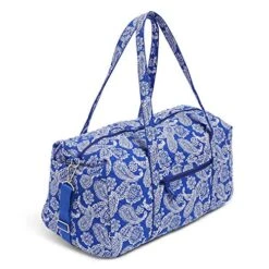 Vera Bradley Unisex Adult Collegiate Large Duffle (Multiple Teams Available) Travel Bag, University Of Florida Royal/White Bandana, One Size US -Vera Bradley 51fJjEfmojL