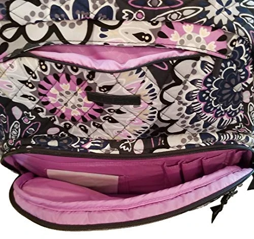 Vera Bradley Women's Large Essential Backpack (Mimosa Medallion) 3 Vera Bradley Women's Large Essential Backpack (Mimosa Medallion) - Image 3