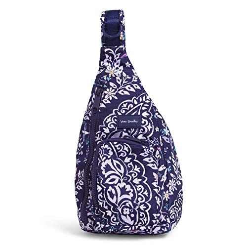 Vera Bradley Recycled Lighten Up Reactive Mini Sling Backpack, Belle Paisley 1 Vera Bradley Recycled Lighten Up Reactive Mini Sling Backpack, Belle Paisley