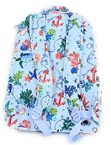 Vera Bradley Essential Large Backpack Quilted Cotton Anchor Aweigh 2 Vera Bradley Essential Large Backpack Quilted Cotton Anchor Aweigh - Image 2