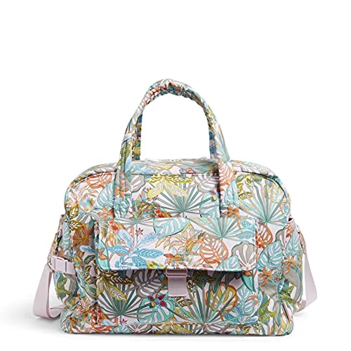 Vera Bradley Women's Utility Travel Bag, Rain Forest Canopy-Recycled Cotton, One Size 1 Vera Bradley Women's Utility Travel Bag, Rain Forest Canopy-Recycled Cotton, One Size