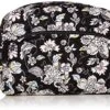 Vera Bradley Women's Cotton Medium Cosmetic Makeup Organizer Bag, Holland Garden, One Size
