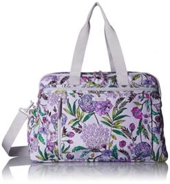 Vera Bradley 24 Vera Bradley Lighten Up Weekender Travel Bag, Lavender Botanical