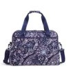 Vera Bradley Recycled Lighten Up Reactive Weekender Travel Bag, Belle Paisley