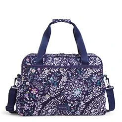 Vera Bradley Recycled Lighten Up Reactive Weekender Travel Bag, Belle Paisley
