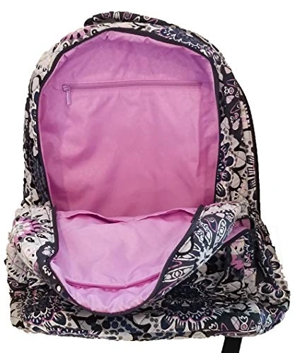 Vera Bradley Women's Large Essential Backpack (Mimosa Medallion) 2 Vera Bradley Women's Large Essential Backpack (Mimosa Medallion) - Image 2