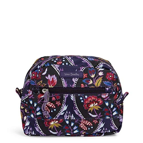 Vera Bradley Women's Lighten Up Medium Cosmetic Makeup Organizer Bag, Foxwood Meadow 1 Vera Bradley Women's Lighten Up Medium Cosmetic Makeup Organizer Bag, Foxwood Meadow