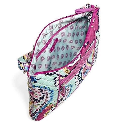 Vera Bradley Iconic Hipster Crossbody Bag, Signature Cotton, Wildflower Paisley 5 Vera Bradley Iconic Hipster Crossbody Bag, Signature Cotton, Wildflower Paisley - Image 5