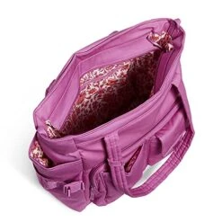 Vera Bradley Utility Tote Bag, Rich Orchid-Recycled Cotton -Vera Bradley 51lpW9W jTS