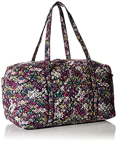 Vera Bradley Women's Cotton Small Travel Duffel Bag, Itsy Ditsy, One Size 6 Vera Bradley Women's Cotton Small Travel Duffel Bag, Itsy Ditsy, One Size - Image 6