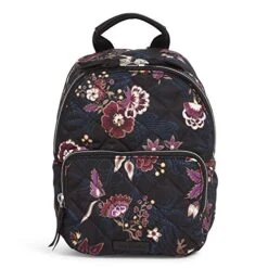 Vera Bradley Women's Performance Twill Mini Backpack, Garden Dream, One Size