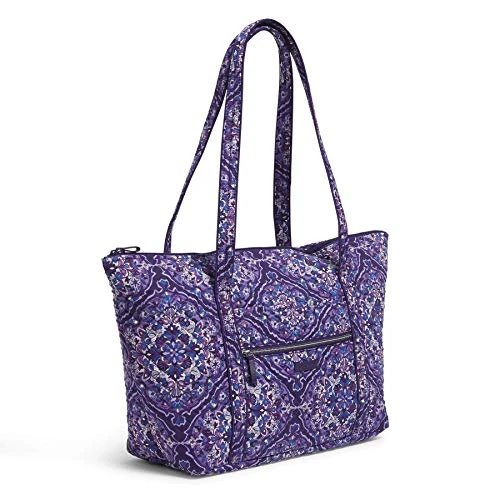 Vera Bradley Women's Signature Cotton Miller Tote Travel Bag, Regal Rosette 6 Vera Bradley Women's Signature Cotton Miller Tote Travel Bag, Regal Rosette - Image 6