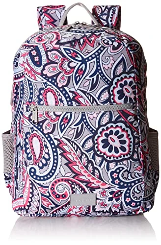 Vera Bradley Women's Recycled Lighten Up Reactive Grand Backpack, Gramercy Paisley, One Size 1 Vera Bradley Women's Recycled Lighten Up Reactive Grand Backpack, Gramercy Paisley, One Size