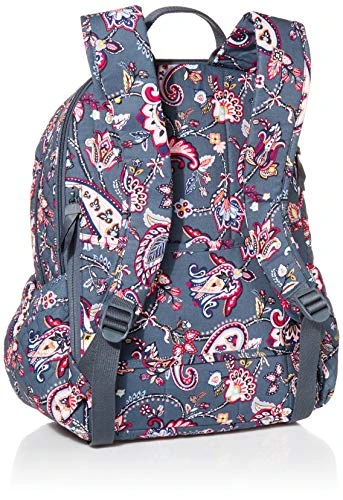 Vera Bradley Women's Signature Cotton Campus Backpack, Felicity Paisley, One Size 7 Vera Bradley Women's Signature Cotton Campus Backpack, Felicity Paisley, One Size - Image 7