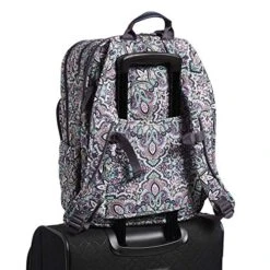Vera Bradley Women's Signature Cotton XL Campus Backpack, Bonbon Medallion, One Size 8 Vera Bradley Women's Signature Cotton XL Campus Backpack, Bonbon Medallion, One Size -Vera Bradley 51vd7mKcPEL