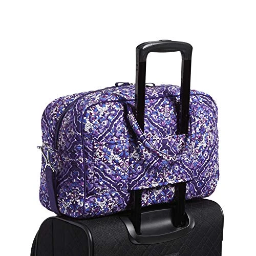 Vera Bradley Cotton Compact Weekender Travel Bag, Regal Rosette 3 Vera Bradley Cotton Compact Weekender Travel Bag, Regal Rosette - Image 3