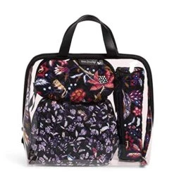 Vera Bradley 32 Vera Bradley Women's 4 Piece Organizer 4 Pc. Set Cosmetic Makeup Bag, Foxwood, One Size