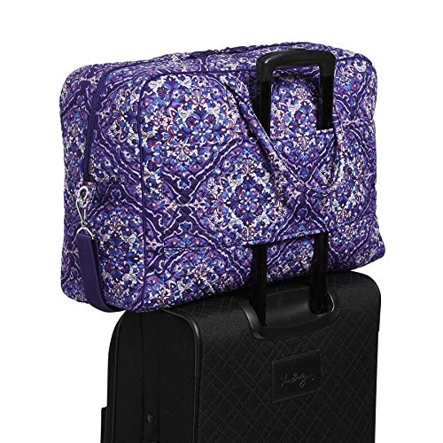 Vera Bradley Women's Signature Cotton Grand Weekender Travel Bag, Regal Rosette, One Size 4 Vera Bradley Women's Signature Cotton Grand Weekender Travel Bag, Regal Rosette, One Size - Image 4