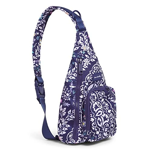 Vera Bradley Recycled Lighten Up Reactive Mini Sling Backpack, Belle Paisley 5 Vera Bradley Recycled Lighten Up Reactive Mini Sling Backpack, Belle Paisley - Image 5