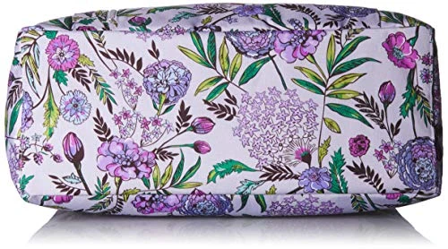 Vera Bradley Lighten Up Weekender Travel Bag, Lavender Botanical 4 Vera Bradley Lighten Up Weekender Travel Bag, Lavender Botanical - Image 4