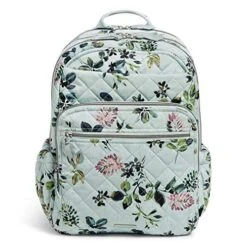 Vera Bradley Performance Twill XL Campus Backpack, Seawater Blooms