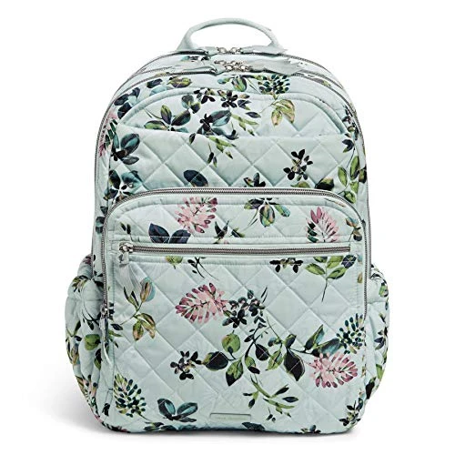 Vera Bradley Performance Twill XL Campus Backpack, Seawater Blooms 1 Vera Bradley Performance Twill XL Campus Backpack, Seawater Blooms