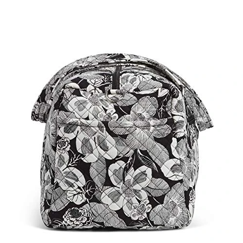Vera Bradley Women's Signature Cotton Medium Travel Duffel Bag, Bedford Blooms, One Size 4 Vera Bradley Women's Signature Cotton Medium Travel Duffel Bag, Bedford Blooms, One Size - Image 4
