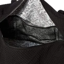 Vera Bradley Women's Microfiber Large Travel Duffle Bag, Black, One Size 8 Vera Bradley Women's Microfiber Large Travel Duffle Bag, Black, One Size -Vera Bradley 51z5ksMPr8L