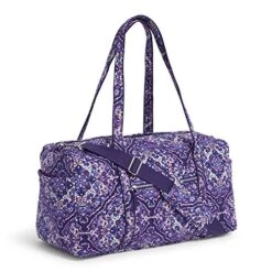 Vera Bradley Women's Cotton Medium Travel Duffel Bag, Regal Rosette, One Size 9 Vera Bradley Women's Cotton Medium Travel Duffel Bag, Regal Rosette, One Size -Vera Bradley 51zrSpffAiL