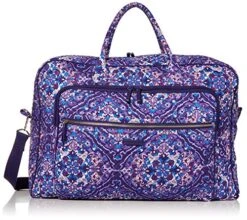 Vera Bradley Women's Signature Cotton Grand Weekender Travel Bag, Regal Rosette, One Size