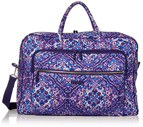 Vera Bradley Women's Signature Cotton Grand Weekender Travel Bag, Regal Rosette, One Size 1 Vera Bradley Women's Signature Cotton Grand Weekender Travel Bag, Regal Rosette, One Size