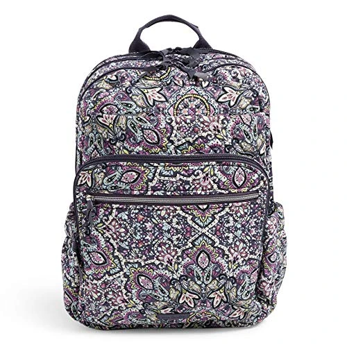 Vera Bradley Women's Signature Cotton XL Campus Backpack, Bonbon Medallion, One Size 1 Vera Bradley Women's Signature Cotton XL Campus Backpack, Bonbon Medallion, One Size