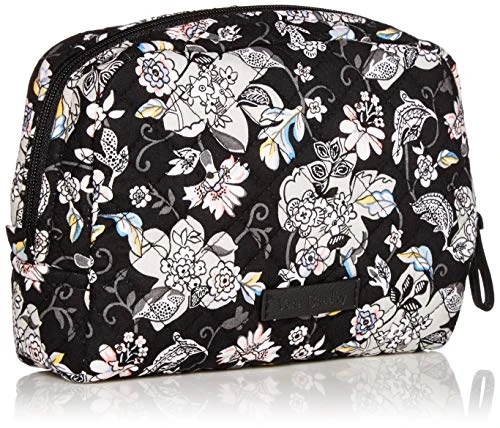 Vera Bradley Women's Cotton Medium Cosmetic Makeup Organizer Bag, Holland Garden, One Size 5 Vera Bradley Women's Cotton Medium Cosmetic Makeup Organizer Bag, Holland Garden, One Size - Image 5